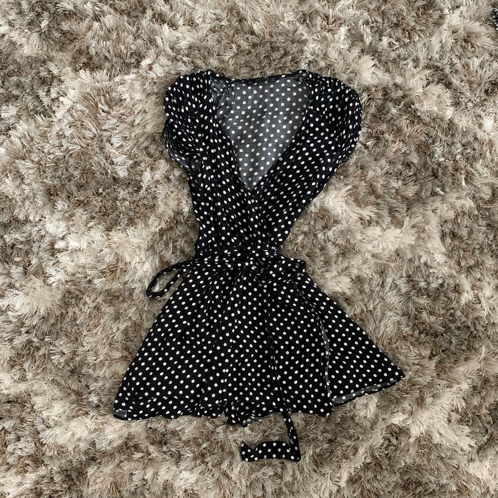 Polka dot romper
